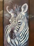 Schilderij Ruane Manning - Zebra met Lijst, Ophalen