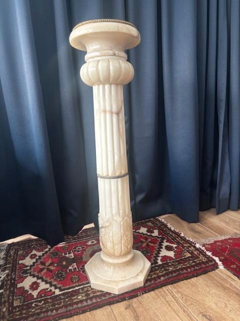 Marmeren zuil, Huis en Inrichting, Woonaccessoires | Zuilen en Pilaren, Zo goed als nieuw, Ophalen of Verzenden