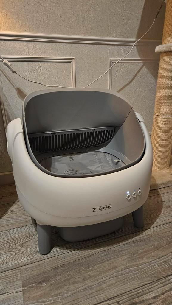 Elektrische open kattenbak met app – zo goed als nieuw, Dieren en Toebehoren, Katten en Kittens | Overige Katten, Kater