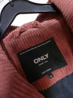 HERFST lang 106cm colbert BURGUNDY jas ONLY 44 -GRATIS zenD, Verzenden, Zo goed als nieuw, Maat 42/44 (L), Jasje
