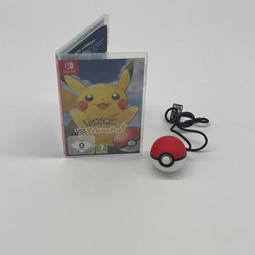 Nintendo Switch Game - Pokemon Let's Go Pikachu + Pokeball beschikbaar voor biedingen