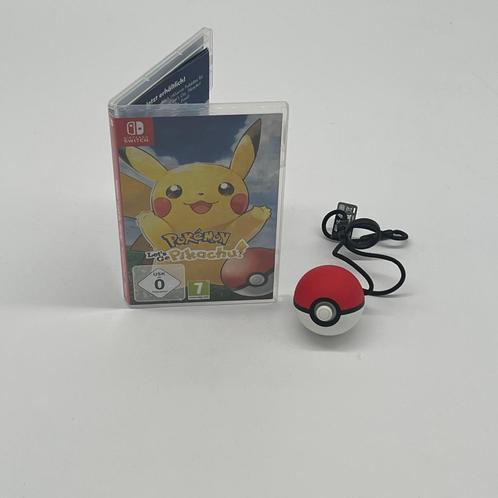 Nintendo Switch Game - Pokemon Let's Go Pikachu + Pokeball, Spelcomputers en Games, Games | Nintendo Switch, Zo goed als nieuw