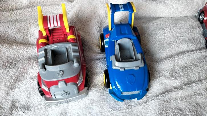 Paw patrol voertuigen, Kinderen en Baby's, Speelgoed | Actiefiguren, Gebruikt, Ophalen of Verzenden