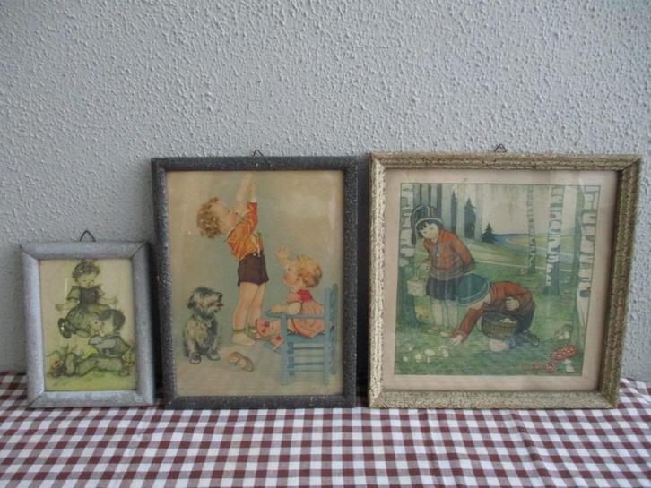 Vintage Brocante Wanddecoratie Kinderkamer Retro, Verzamelen, Retro, Huis en Inrichting, Ophalen of Verzenden