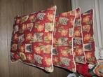 4 erg mooie gobelin kussens 50 bij 50cm met poezen, Ophalen, Zo goed als nieuw, Vierkant
