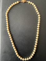 Vintage parel ketting met gouden slot, Ophalen, Goud, Ketting