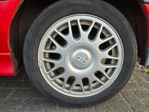 15" Inch BBS velgen + goede banden. Golf 3, Auto-onderdelen, Banden en Velgen, Band(en), Zomerbanden, 15 inch, 195 mm, Ophalen