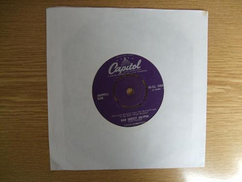 BING CROSBY & LOUIS ARMSTRONG   NOW YOU HAS JAZZ / HIGH, Cd's en Dvd's, Vinyl Singles, Zo goed als nieuw, Single, Pop, 7 inch
