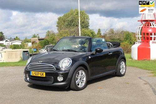 Mini Mini Cabrio 1.6 One Chili *Leer *Stoelverwarming, Auto's, Mini, Bedrijf, Te koop, Cabrio, ABS, Airbags, Airconditioning, Alarm
