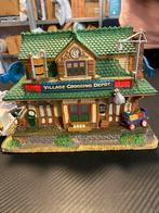 Lemax kerst village crossing depot, Ophalen of Verzenden, Zo goed als nieuw, Lemax, A