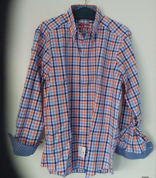Royal Class Slim Fit Overhemden met lange en korte mouwen., Kleding | Heren, Overhemden, Nieuw, Blauw, Ophalen of Verzenden