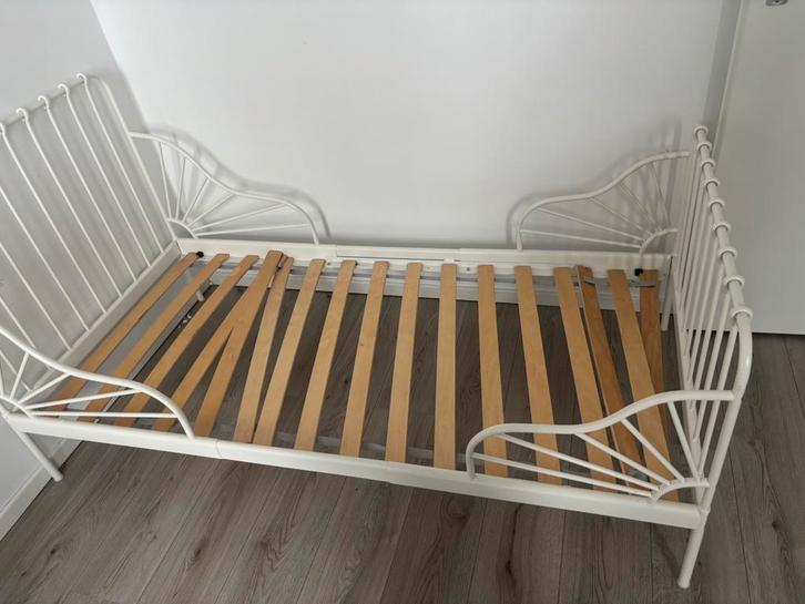 IKEA Kinderbed, Kinderen en Baby's, Kinderkamer | Bedden, Zo goed als nieuw, 140 tot 160 cm, 70 tot 85 cm, Lattenbodem, Ophalen