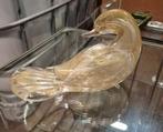 Vintage Murano sculptuur vogel goud glas, Antiek en Kunst, Antiek | Glas en Kristal, Ophalen of Verzenden