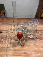 Verzameling antiek laboratorium glas, Antiek en Kunst, Antiek | Glas en Kristal, Ophalen of Verzenden