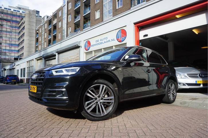 Audi Q5 55 TFSI e quattro Competition Aut7 | Black on Black, Auto's, Audi, Bedrijf, Te koop, Q5, 360° camera, 4x4, ABS, Achteruitrijcamera