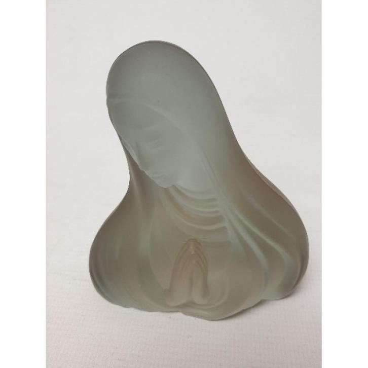 # Franz Hagenauer madonna glas 9 x 8.5 x 4 cm, Antiek en Kunst, Antiek | Religie, Ophalen of Verzenden