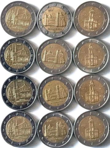 Speciale 2-euro munten Duitsland 2013-2015  beschikbaar voor biedingen