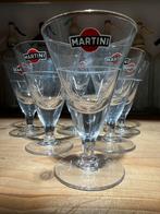 Vintage Martini Glazen Set, Ophalen of Verzenden, Zo goed als nieuw, Martini
