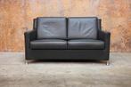 ZGAN grijze leren Leolux Paian design bank zit verstelbaar, Leolux, Leolux, Design, 150 tot 200 cm