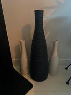 Ikea vazen 1x zwart groot en 2x wit, Huis en Inrichting, Woonaccessoires | Vazen, Ophalen, Steen, Zwart, Zo goed als nieuw