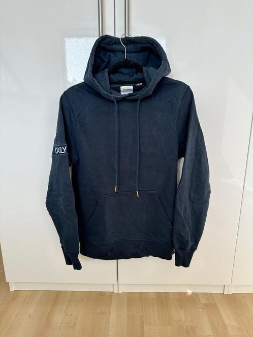 Daily paper donkerblauwe hoody heren small s, Kleding | Heren, Truien en Vesten, Gedragen, Maat 46 (S) of kleiner, Blauw, Verzenden