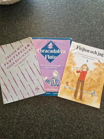 Muziekboeken dwarsfluiten voor beginners beschikbaar voor biedingen