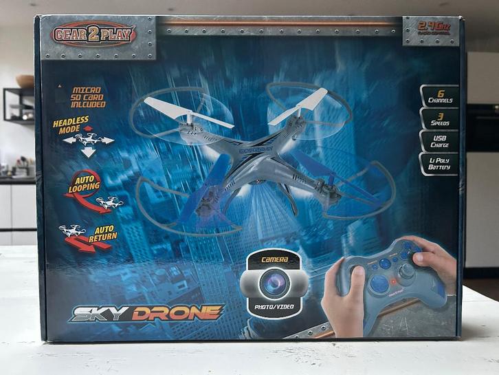 Gear2Play Skydrone - Drone, Audio, Tv en Foto, Drones, Zo goed als nieuw, Drone met camera, Ophalen of Verzenden