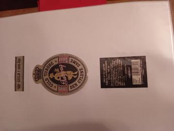 3 mappen met bier etiketten.  beschikbaar voor biedingen