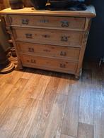 Antieke geloogd grenen ladekast - Zeer goede staat, Huis en Inrichting, 100 tot 150 cm, 100 tot 150 cm, Zo goed als nieuw, Grenenhout