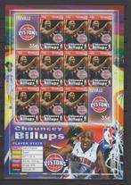 U048 NBA basketbal vel 10x Chauncey Billups Detroit PISTONS, Ophalen of Verzenden, Postfris, Sport