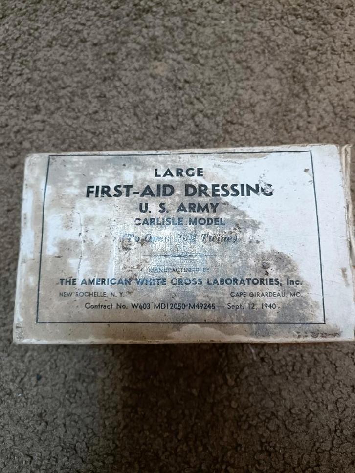 Groot carlisle model verband, Verzamelen, Militaria | Tweede Wereldoorlog, Amerika, Ophalen of Verzenden