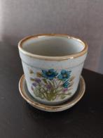 Klein Wildflowers Bloempotje met Schotel, Rond, Binnen, Ophalen of Verzenden, Zo goed als nieuw