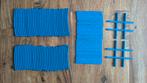 Lego vintage trein rails blauw 4,5 Volt + 2x kruizing, Ophalen of Verzenden, Zo goed als nieuw, Complete set, Lego