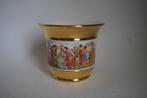 vintage bloempot goud il verrocchino aardewerk Florence, Overige vormen, Binnen, Gebruikt, Ophalen of Verzenden