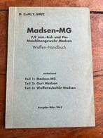 WO2 Duits Deens voorschrift Madsen Luftwaffe wapen Felddiv, Verzamelen, Militaria | Tweede Wereldoorlog, Ophalen of Verzenden