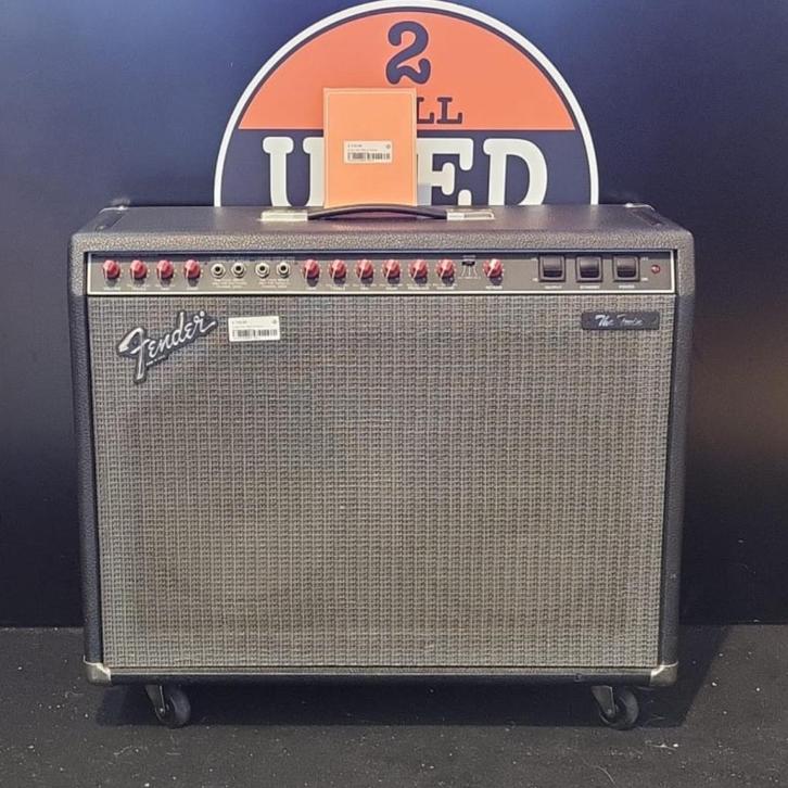 Fender Twin 100W 2x12 Guitar Amplifier Zwart/Grijs, Auto diversen, Autospeakers, Zo goed als nieuw