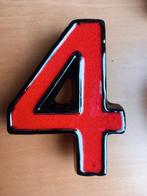 Huis nummer een en vier, 1 en 4, 14, 41, veertien huisnummer, Ophalen of Verzenden, Zo goed als nieuw