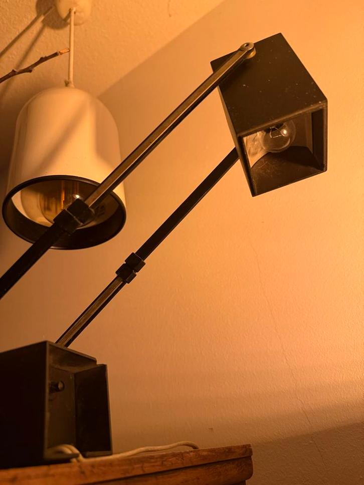 Verner Panton Lampetite - Design Klassieker Jaren '60, Huis en Inrichting, Lampen | Tafellampen, Gebruikt, Minder dan 50 cm, Metaal