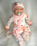 Levensechte Babypop soft body baby Naomi bruine ogen 53 cm, Nieuw, X, Onil, Babypop