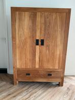 Teakhouten Kast - H160 x B110 x D45, Huis en Inrichting, Kasten | Kledingkasten, Ophalen, Gebruikt, 100 tot 150 cm, Teakhout