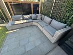 Hoek loungebank, Tuin en Terras, Tuinsets en Loungesets, Ophalen, Overige materialen, 6 zitplaatsen, Zo goed als nieuw