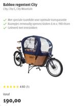 regentent babboe en kussentjes, Fietsen en Brommers, Fietsen | Bakfietsen, Overige merken, Ophalen of Verzenden, Zo goed als nieuw
