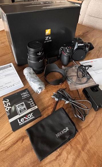 Nikon Z8 + 24-120mm lens + 256GB SD + factuur - Nieuwstaat! beschikbaar voor biedingen