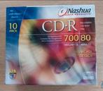 *Nashua 10 pack CD•R recordable compact disc. NIEUW, Computers en Software, Beschrijfbare discs, Ophalen of Verzenden, Zo goed als nieuw