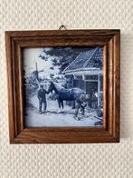 Wandtegel Royal Mosa Holland smederij in lijst C. van Hunnik, Antiek en Kunst, Ophalen of Verzenden