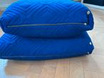 Ferm Living quilt kussens (2), Ophalen, Zo goed als nieuw, Blauw, Rechthoekig
