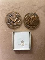 KLM JUBULEUM PENNING 1969, Antiek en Kunst, Curiosa en Brocante, Ophalen of Verzenden