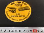 sticker stiphout de greef stoffen textiel nieuw adres, Ophalen, Zo goed als nieuw