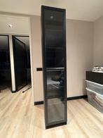 Billy Boekenkast met Glazen Planken en Verlichting, Ophalen, Met plank(en), Minder dan 50 cm, 200 cm of meer