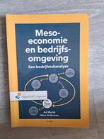 W. Hulleman - Meso economie en bedrijfsomgeving, Boeken, W. Hulleman; A. Marijs, Economie, Ophalen of Verzenden, Zo goed als nieuw